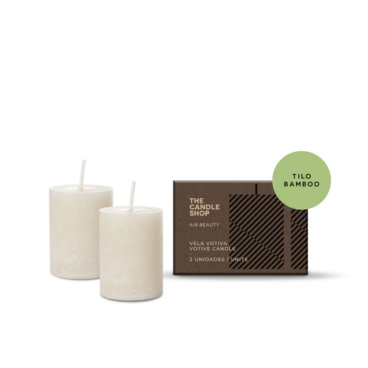 VELA VOTIVA TILO BAMBOO x2