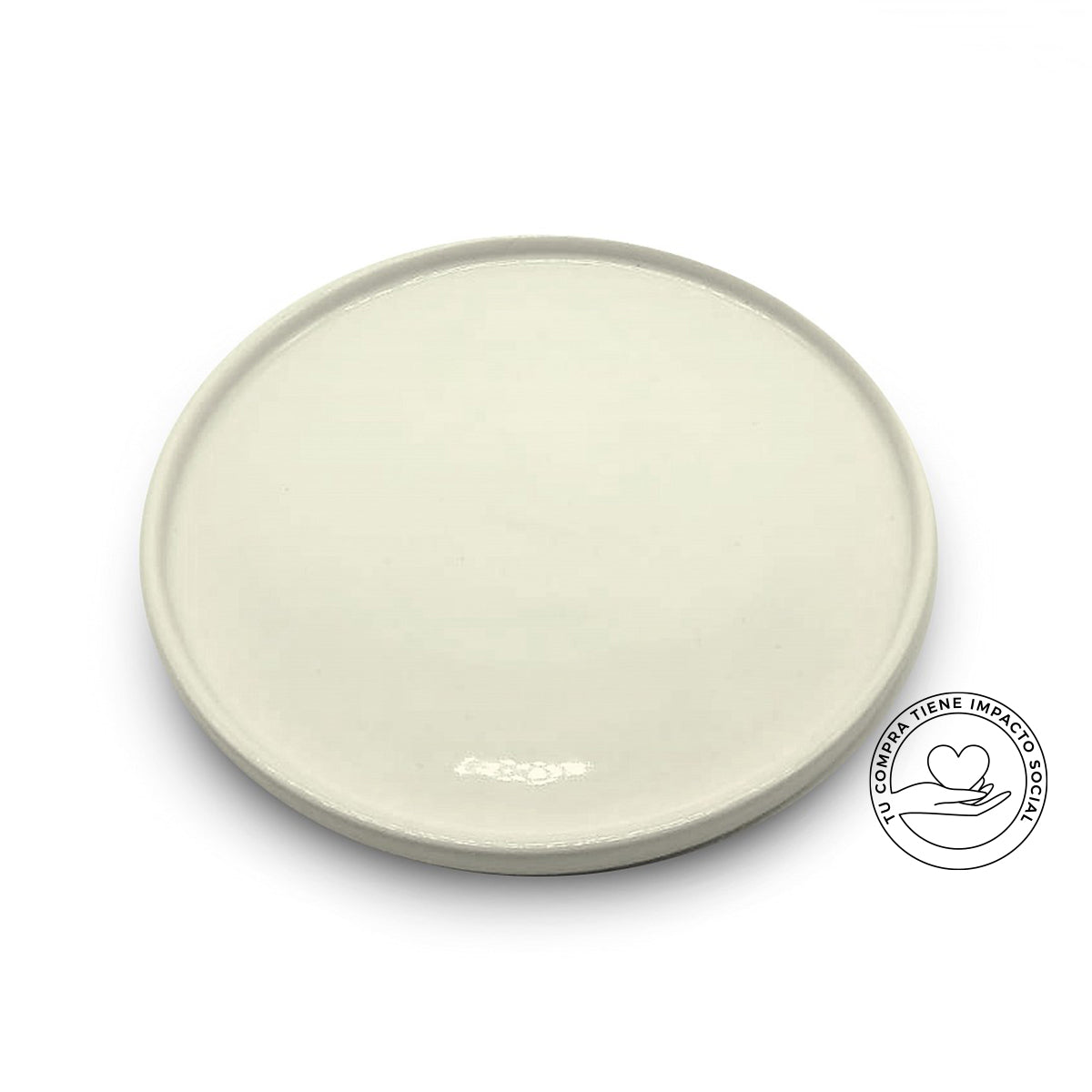 BANDEJA CERÁMICA OFF WHITE