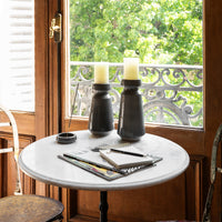 SET CANDELABRO XL VISON + VELA MARFIL