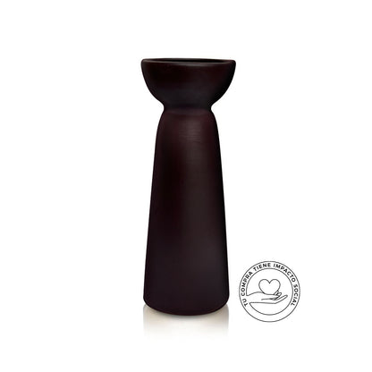 CANDELABRO HANDMADE L VELVET FIG