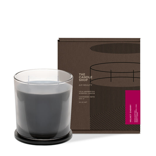 VELA GREY XL VELVET CHERRY